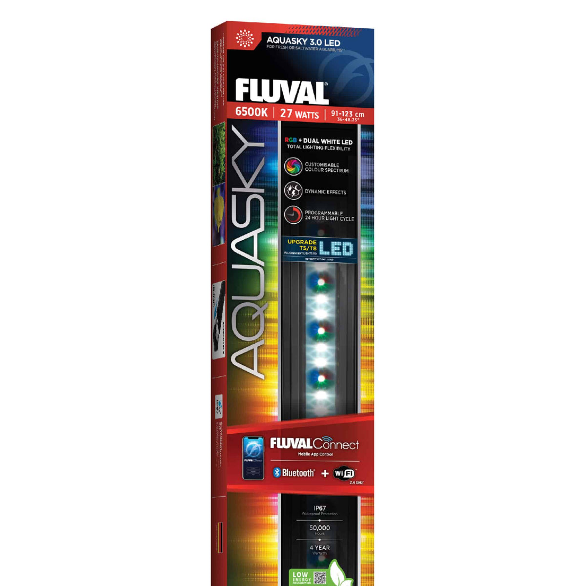 Aquasky 3.0 LED, 27W, 36-48.25″ / 91-123 cm