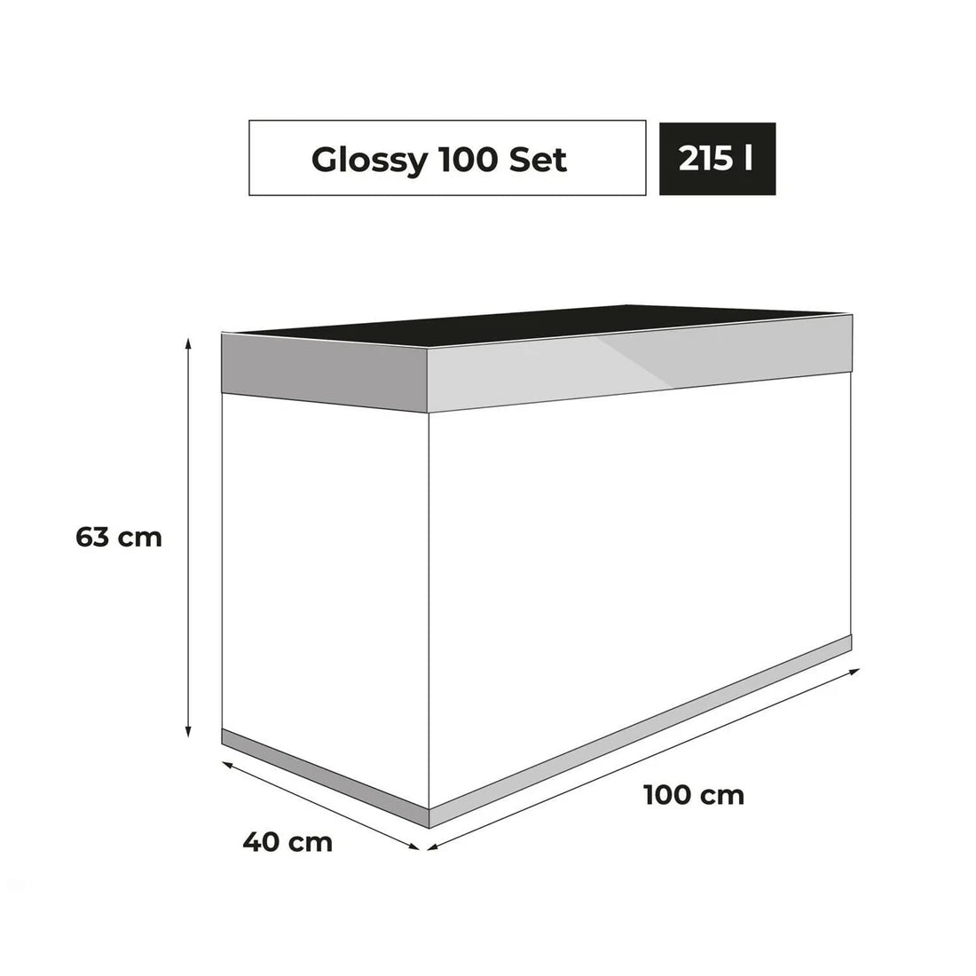 Glossy Grey 100