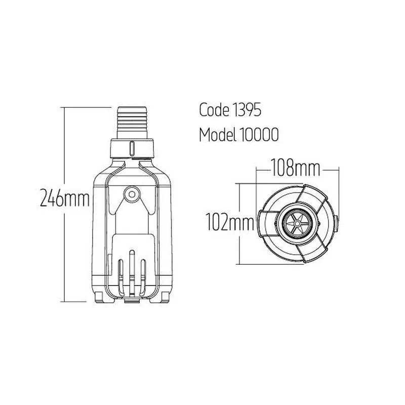 TMC Reef Pump Compact 10000 DC Aquarium Pump