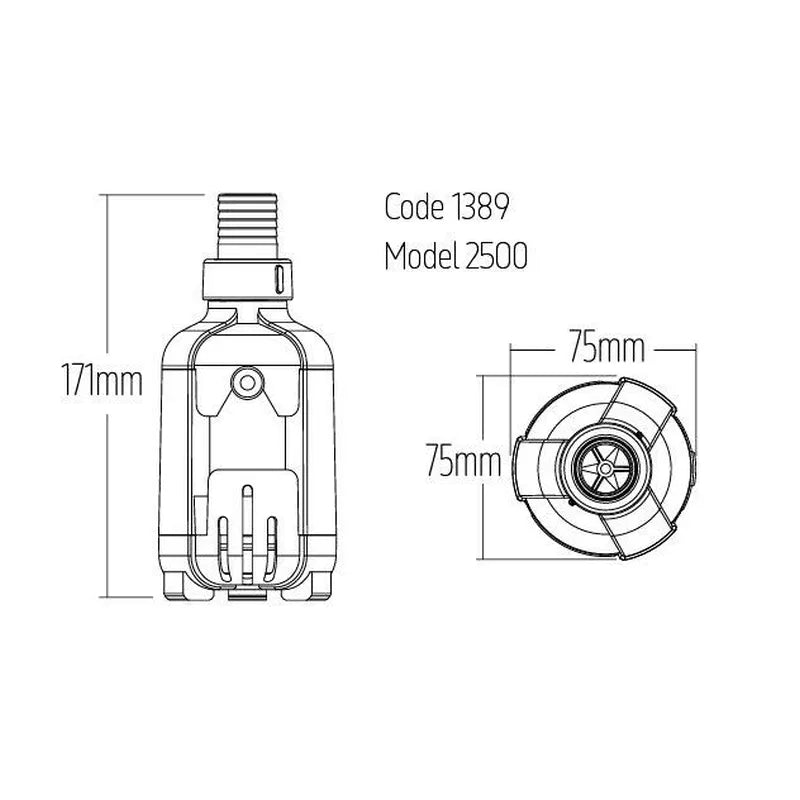 TMC Reef Pump Compact 2500 DC Aquarium Pump