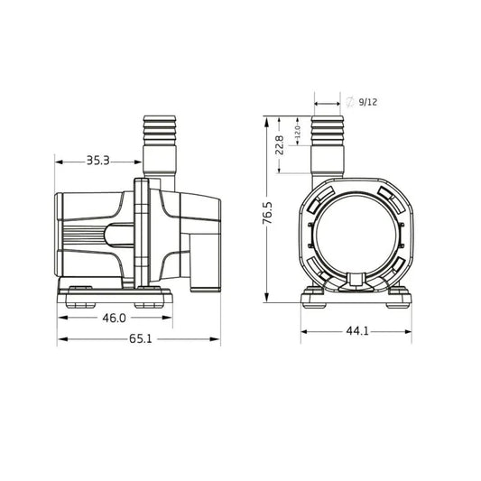 Reef Pump 250nano DC 5v Aquarium Pump
