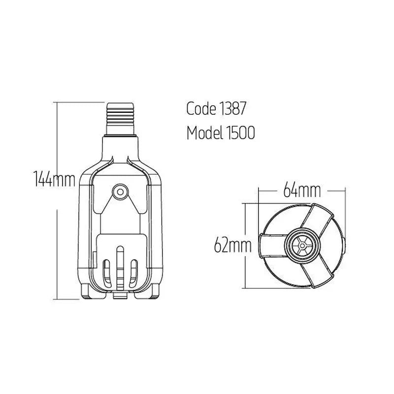 TMC Reef Pump Compact 1500 DC Aquarium Pump
